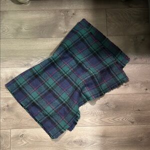 LC Lauren Conrad Plaid Scarf - Green and Blue